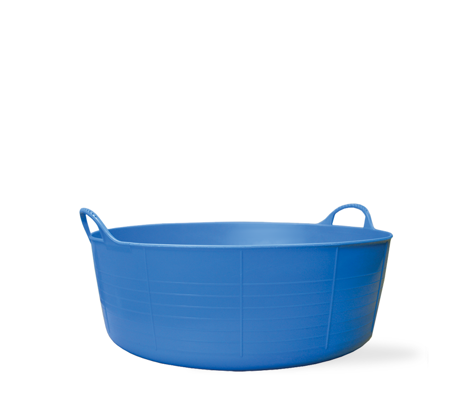 Shallow shop plastic tub